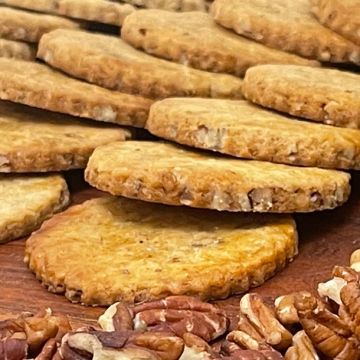 Receita de biscoito crocante de noz-pecã